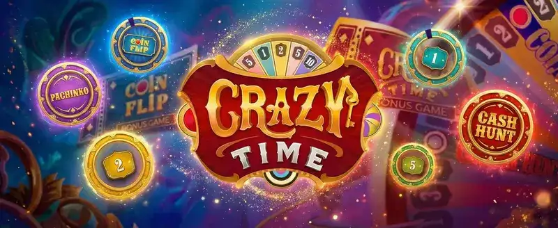 Crazy Time kasino — välj och börja spela